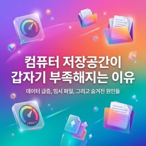 ai thumbnail gradient 컴퓨터 저장공간이 갑자기 부족해지는 이유 1788136612